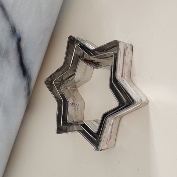 Cookie Cutters Set of FOUR 4 Star of David Hanukkah Baking - Picture 12 of 13